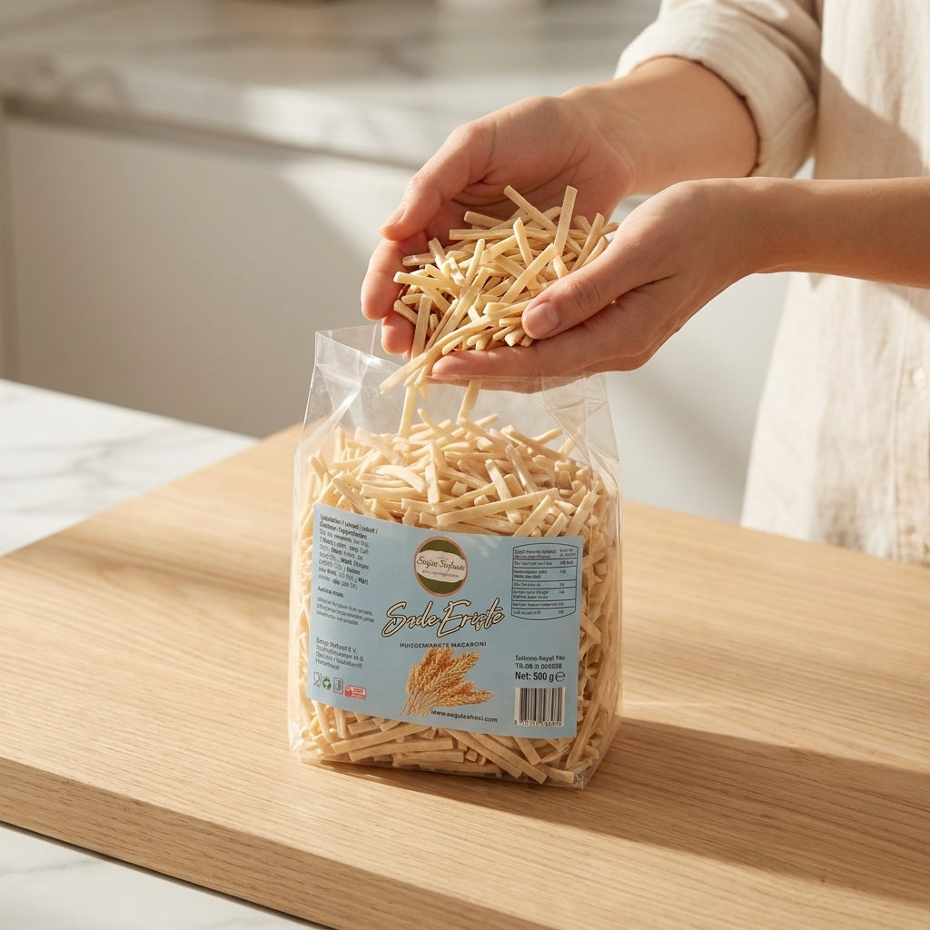 Ambachtelijke Sade Erişte (Turkse Pasta)