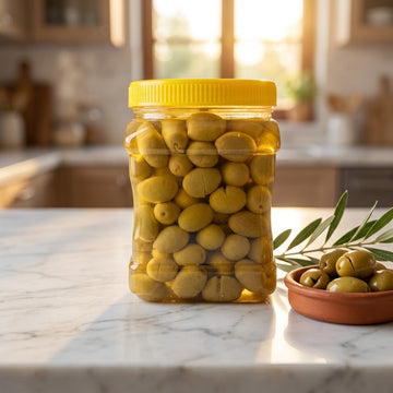 Natuurlijke Groene Gekneusde Olijven (Kırma Zeytin)