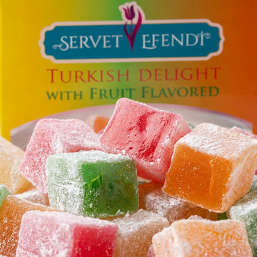 Servet Efendi Turks Fruit met Vruchtensmaak (Lokum)