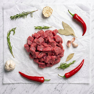 Premium Limousin Rundvlees Blokjes(Kusbasi) 100% Halal