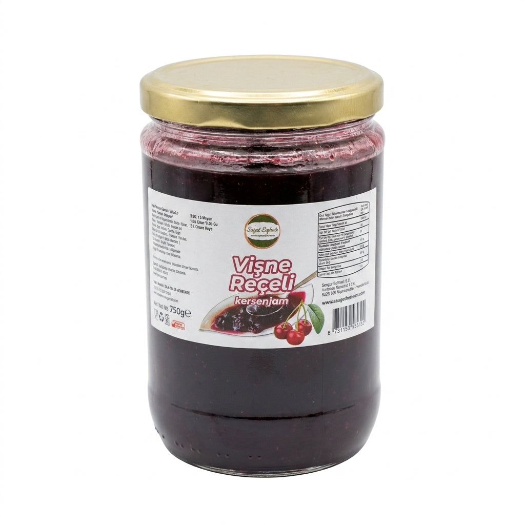 Söğüt Sofrası Kersenjam (Vişne Reçeli) - 750g