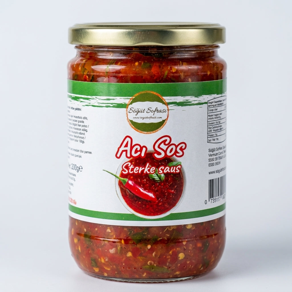 Söğüt Sofrası Sterke Saus (Acı Sos) - 750g