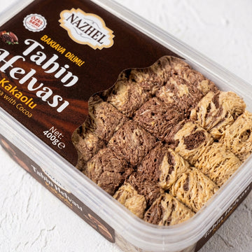 Nazhel Cacao Tahin Helvası | Voorgesneden Halva (400g)