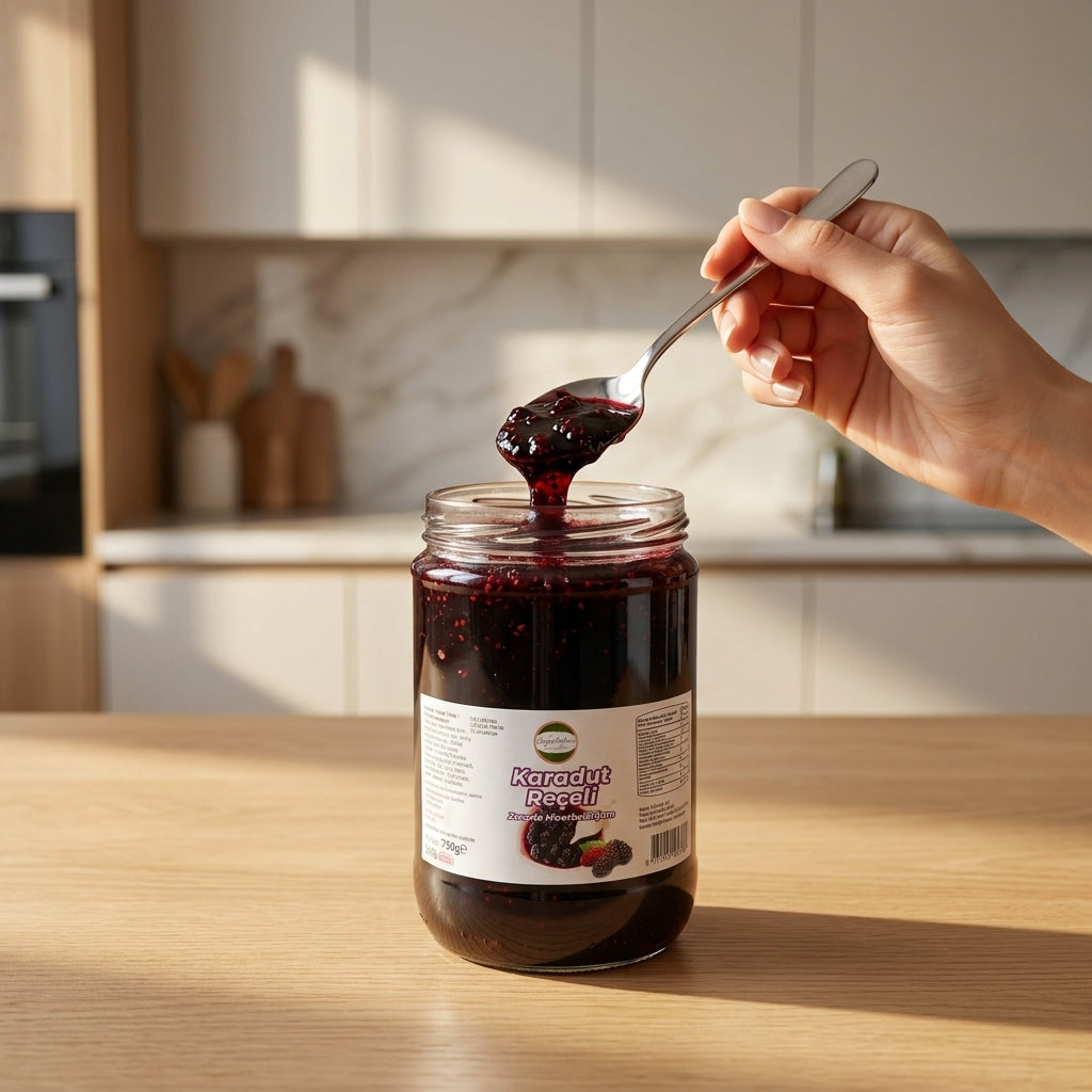 Söğüt Sofrası Zwarte Moerbeienjam (Karadut Reçeli) - 750g