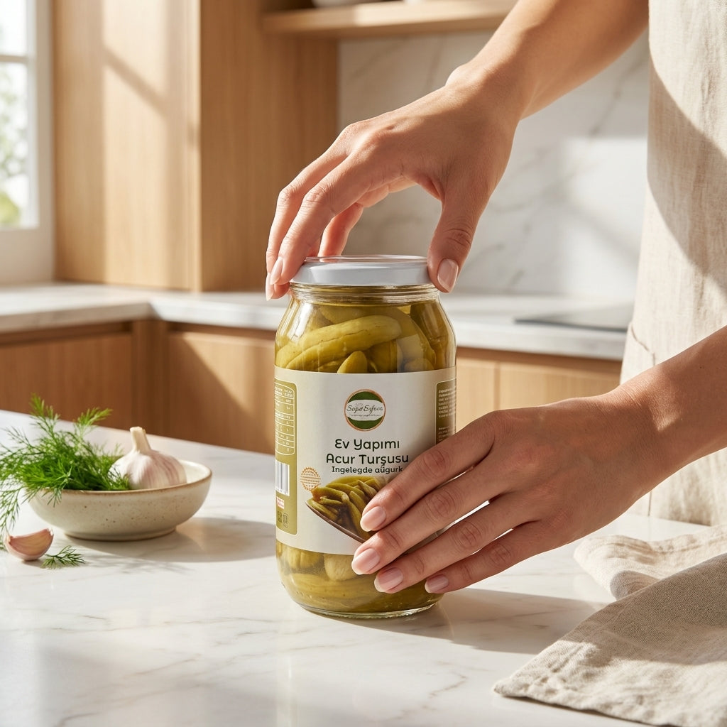 Söğüt Sofrası Acur Turşusu (Ingelegde Wilde Komkommer) - 1kg