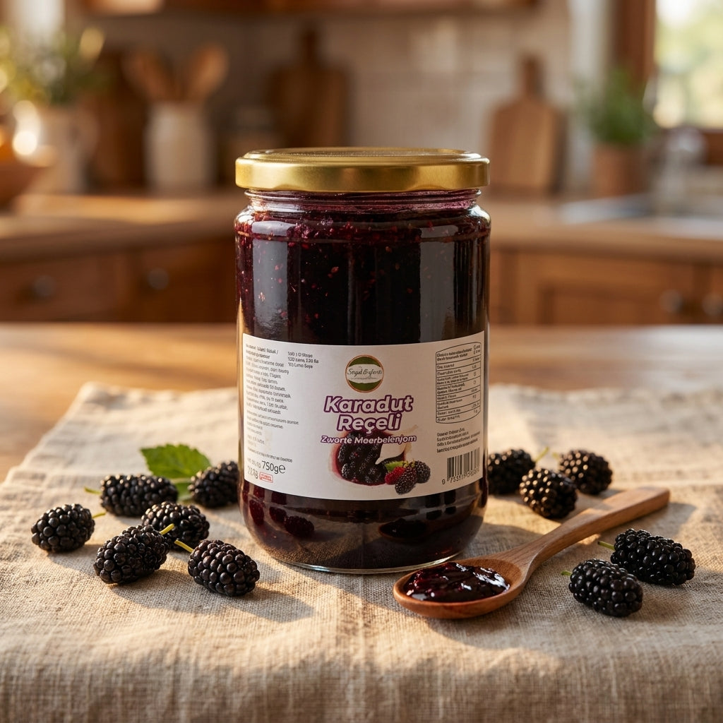 Söğüt Sofrası Zwarte Moerbeienjam (Karadut Reçeli) - 750g