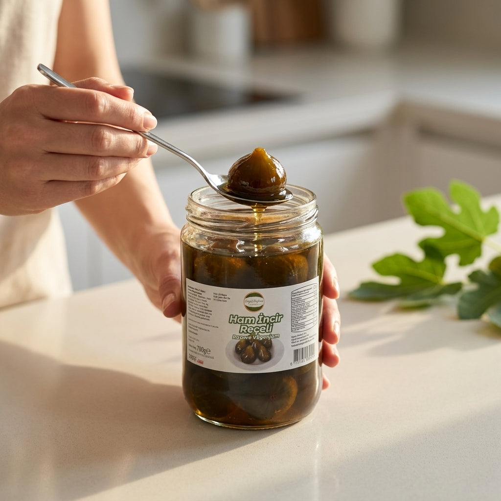 Söğüt Sofrası Rauwe Vijgenjam (Ham İncir Reçeli) - 750g