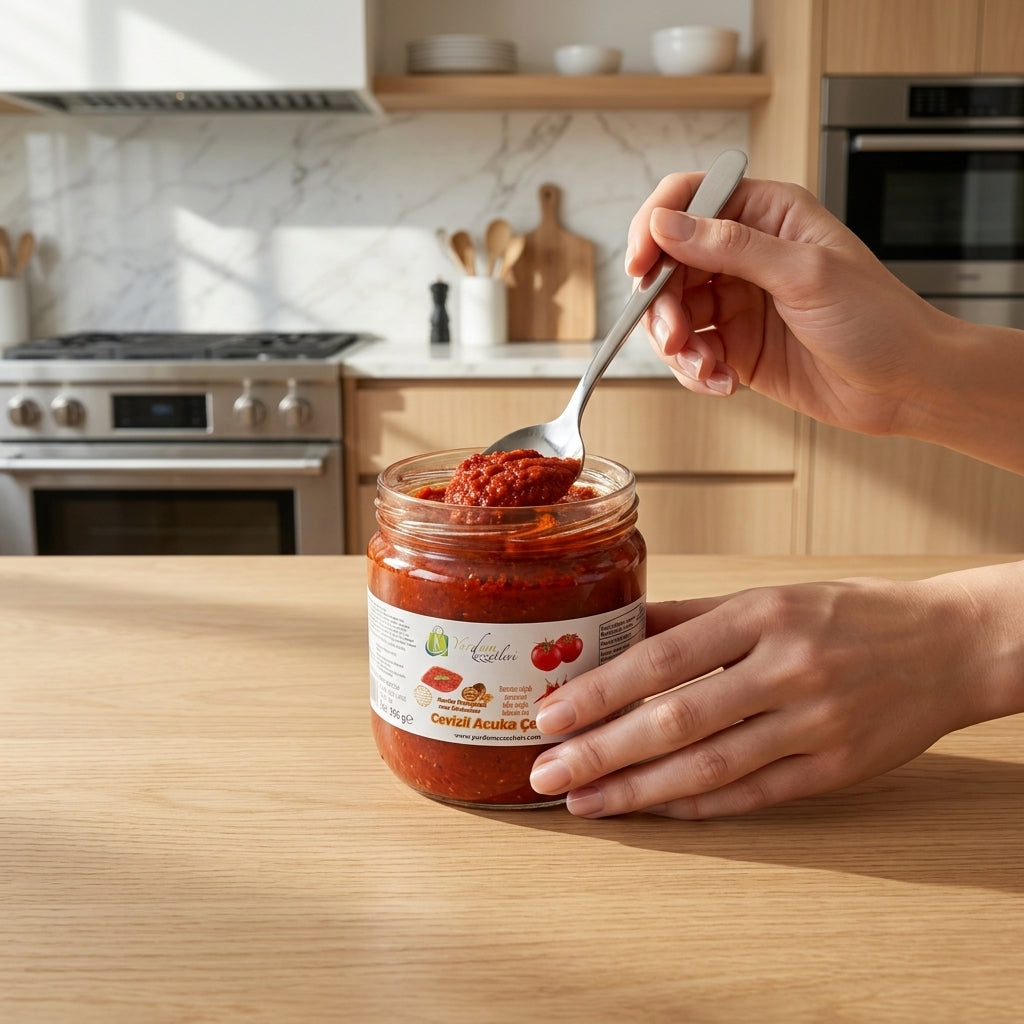 Yurdum Lezzetleri Cevizli Acuka Çemen (Pikante Walnootspread) - 350g