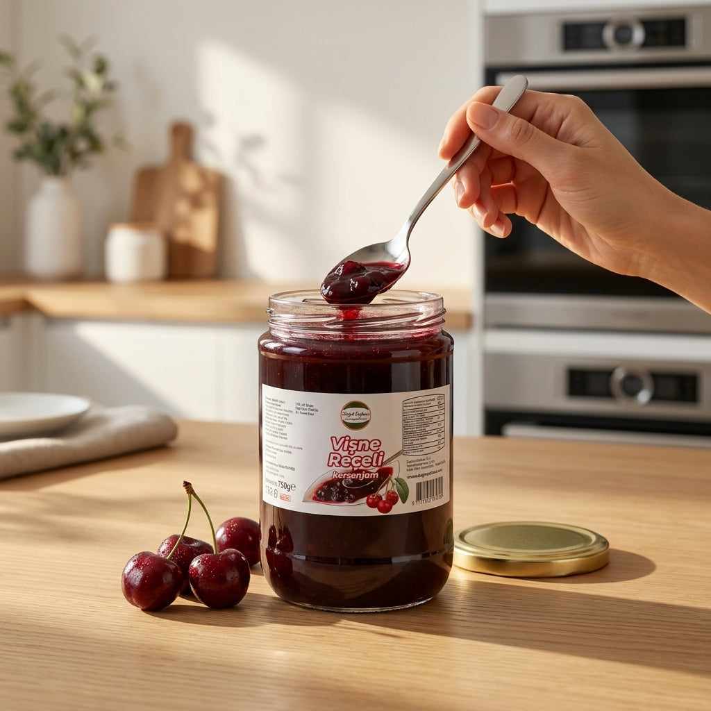 Söğüt Sofrası Kersenjam (Vişne Reçeli) - 750g