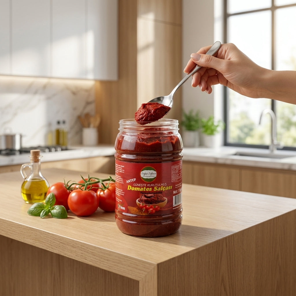 Söğüt Sofrası Antep Zongedroogde Tomatenpuree - 1kg