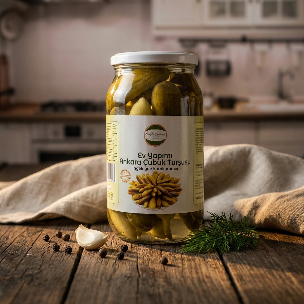 Söğüt Sofrası Ankara Çubuk Augurken (Turşu) - 1kg