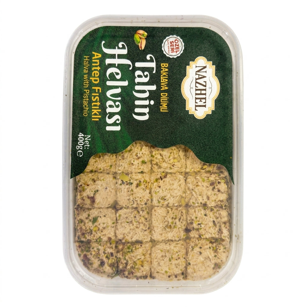 Nazhel Pistache Tahin Helvası | Voorgesneden (400g)