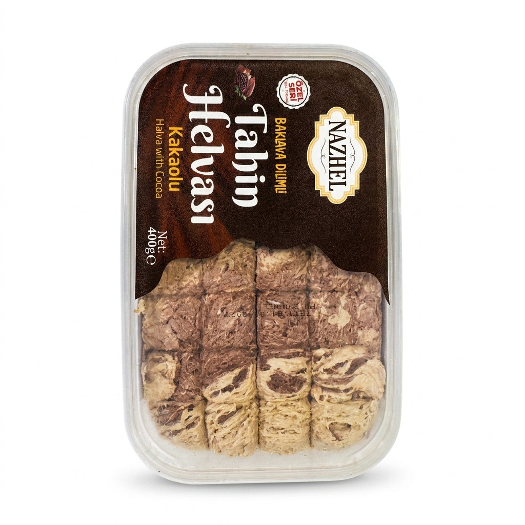 Nazhel Cacao Tahin Helvası | Voorgesneden Halva (400g)
