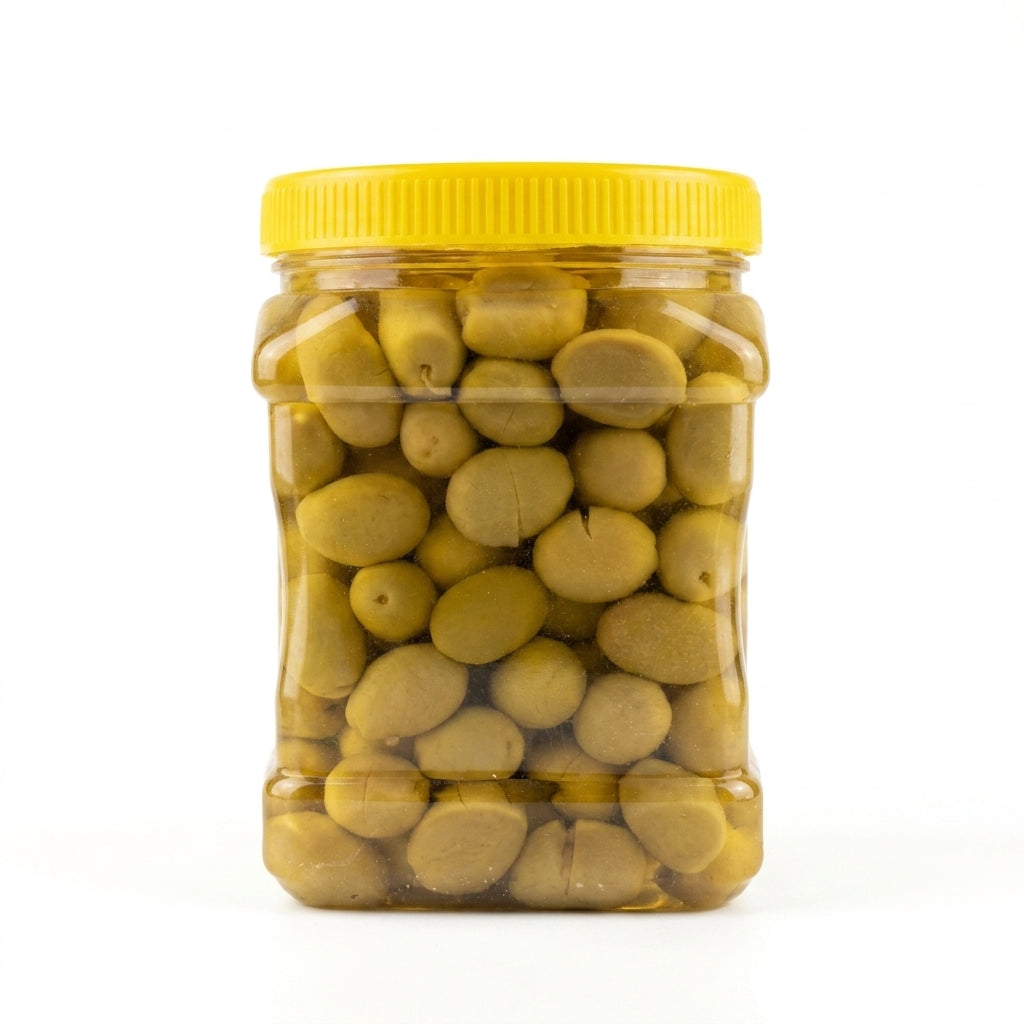 Natuurlijke Groene Gekneusde Olijven (Kırma Zeytin)
