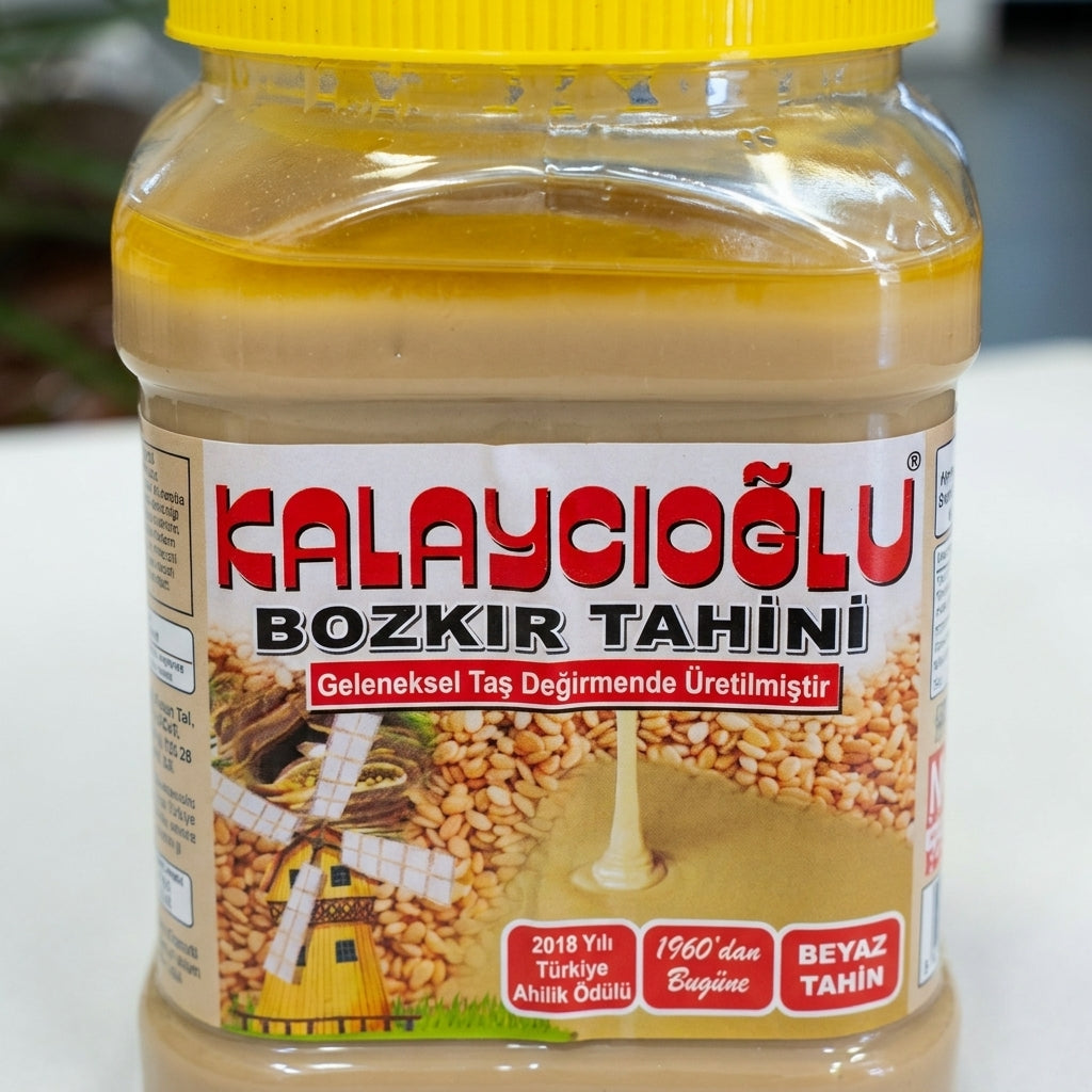 Kalaycıoğlu Bozkır Tahini | Ambachtelijke Witte Tahin (100% Puur)