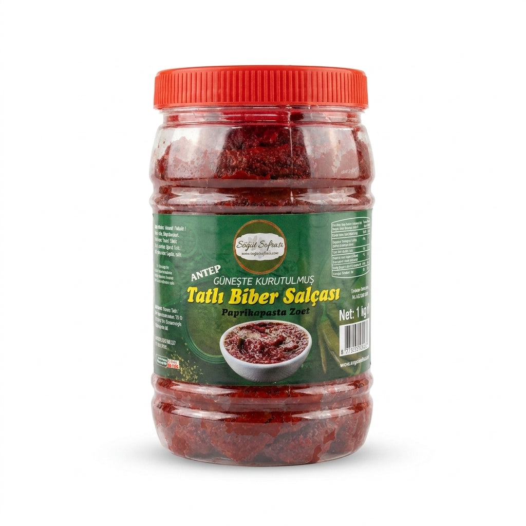 Söğüt Sofrası Antep Zongedroogde Zoete Paprikapasta - 1kg
