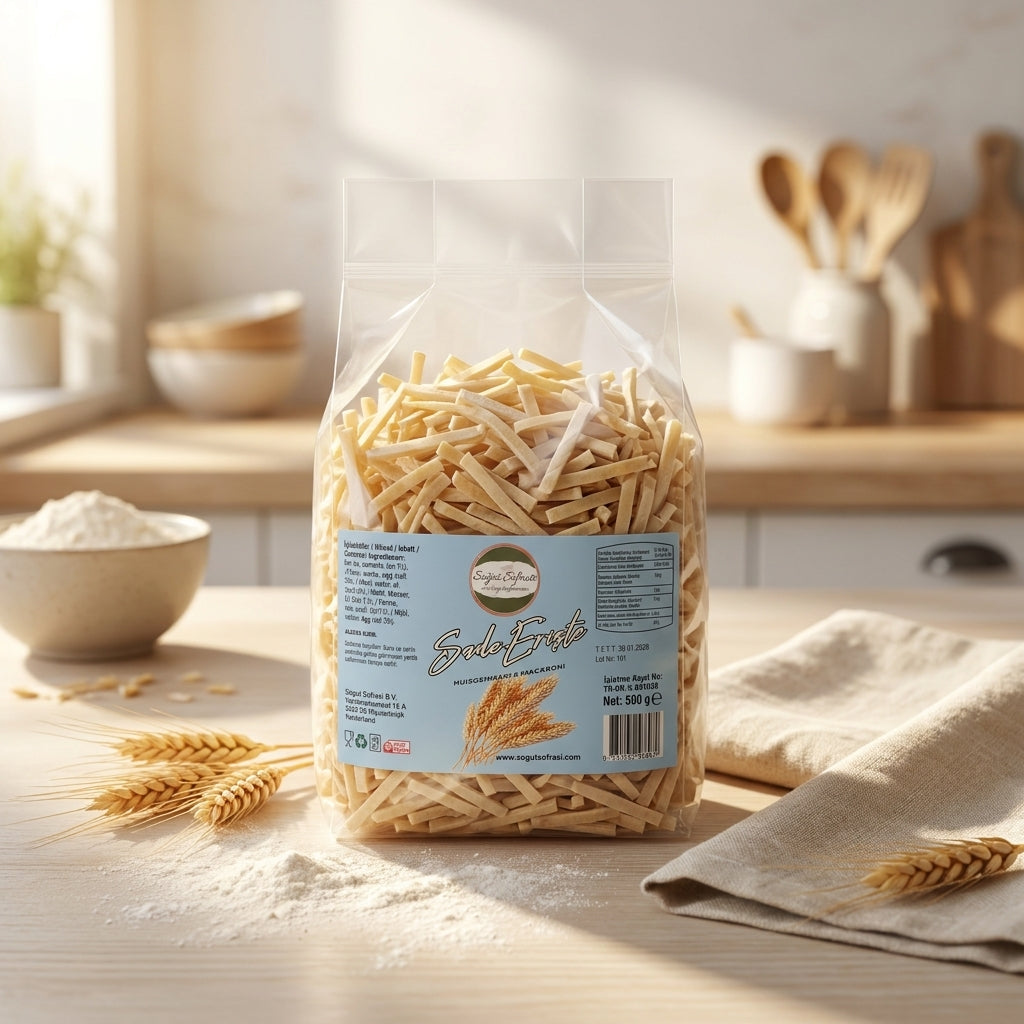 Ambachtelijke Sade Erişte (Turkse Pasta)