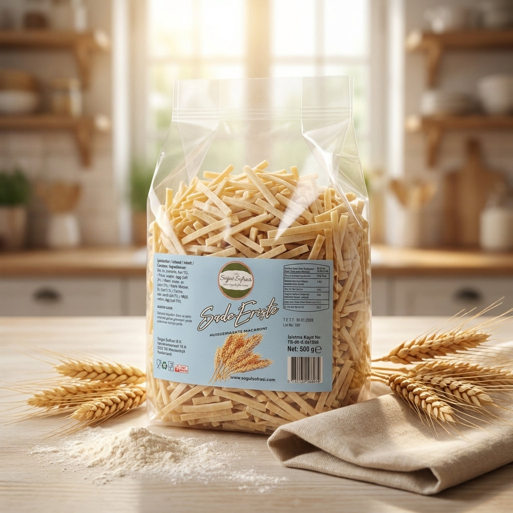 Ambachtelijke Sade Erişte (Turkse Pasta)