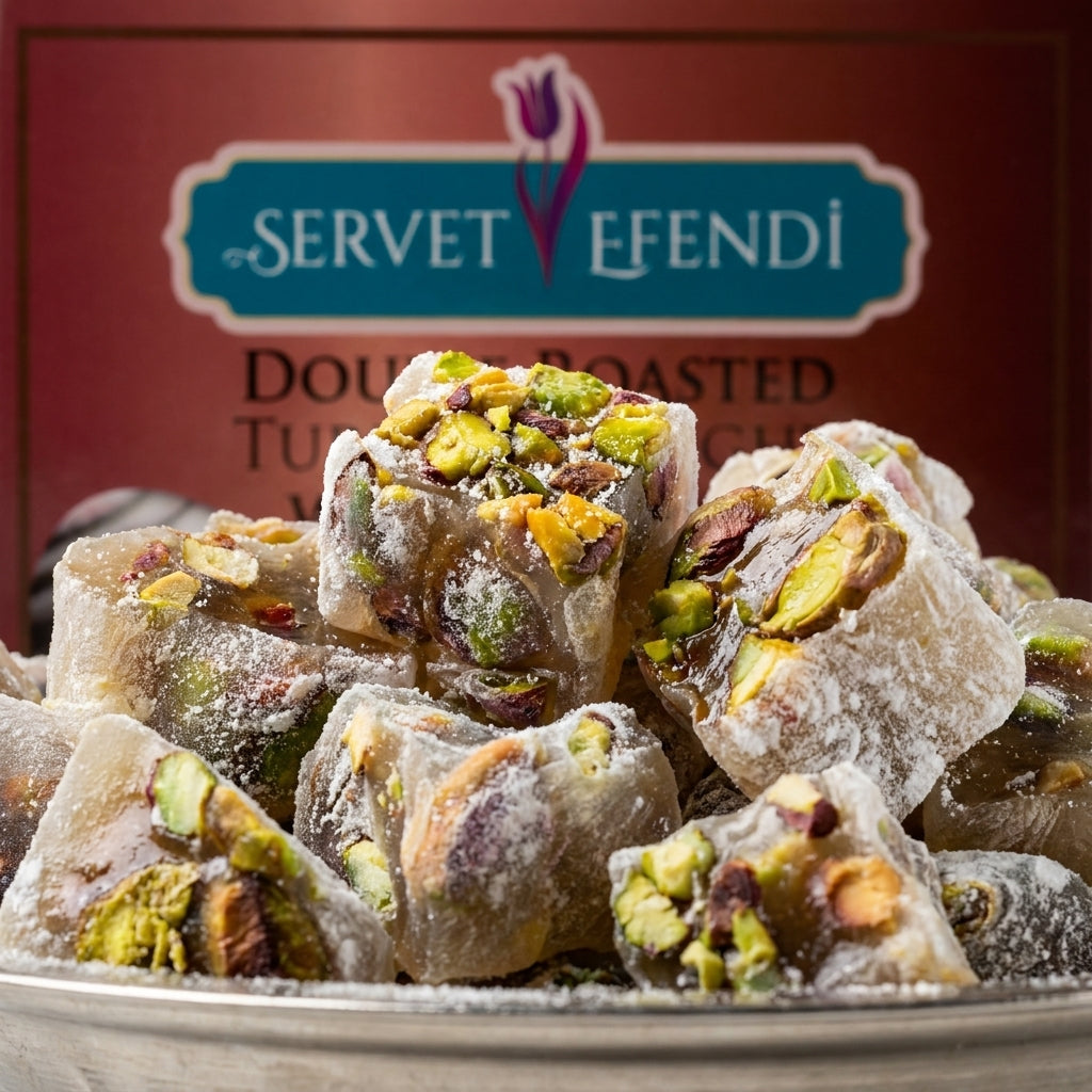 Servet Efendi Dubbel Geroosterd Turks Fruit met Pistache